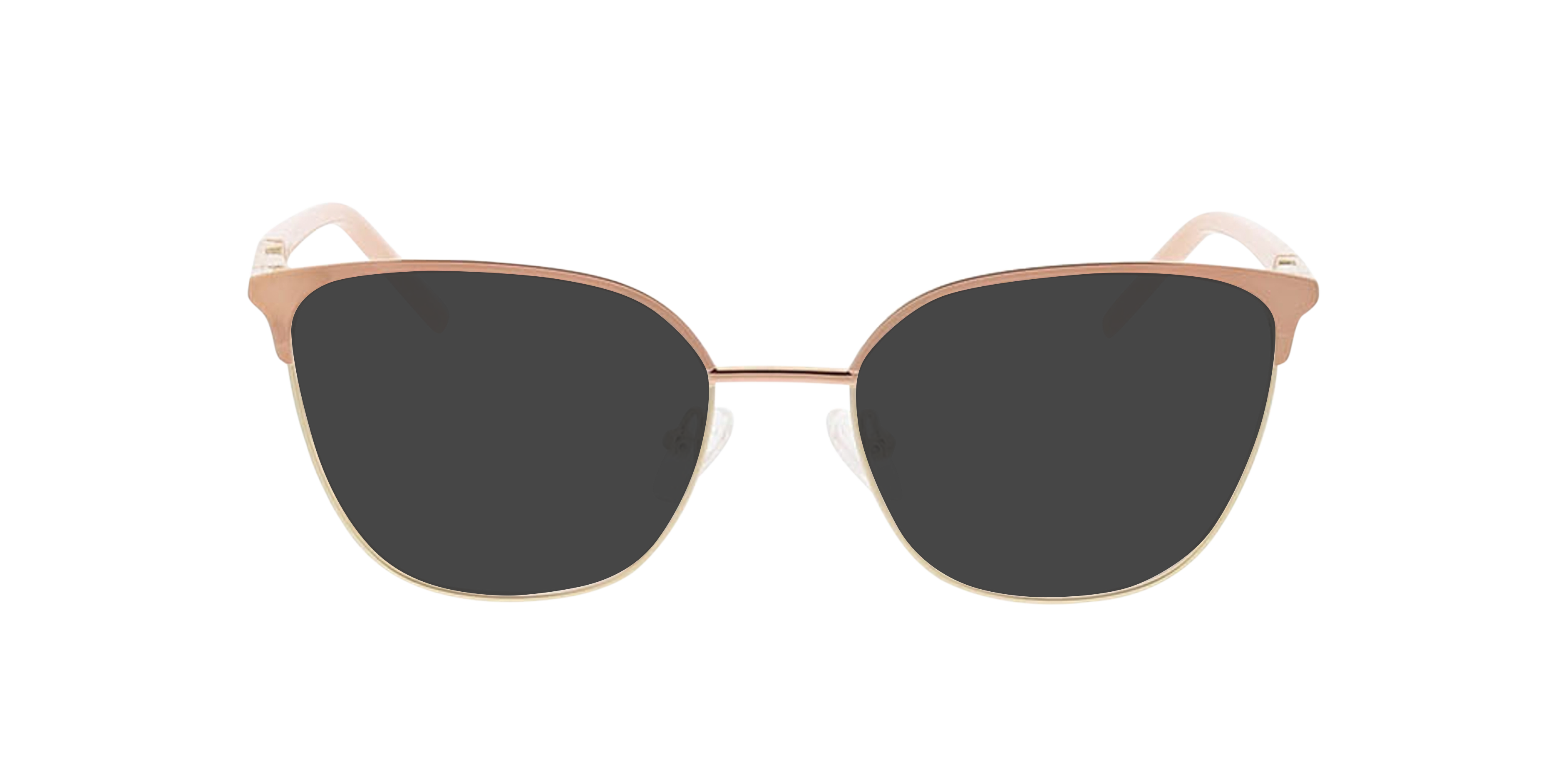 Emma Rosa & Hellgold MetallEyeglass Frames von B24, mit getönten Gläsern