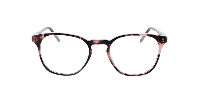 Chelsea Roze Havana AcetaatEyeglass Frames van B24, Vooraanzicht