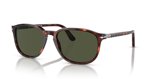 PO3019S Havana AcetaatSunglass Frames van B24, Hoekweergave