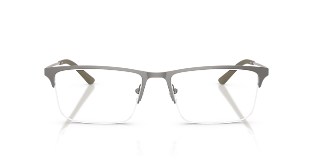 EA1177 Matt Grau MetallEyeglass Frames von B24, Vorderansicht
