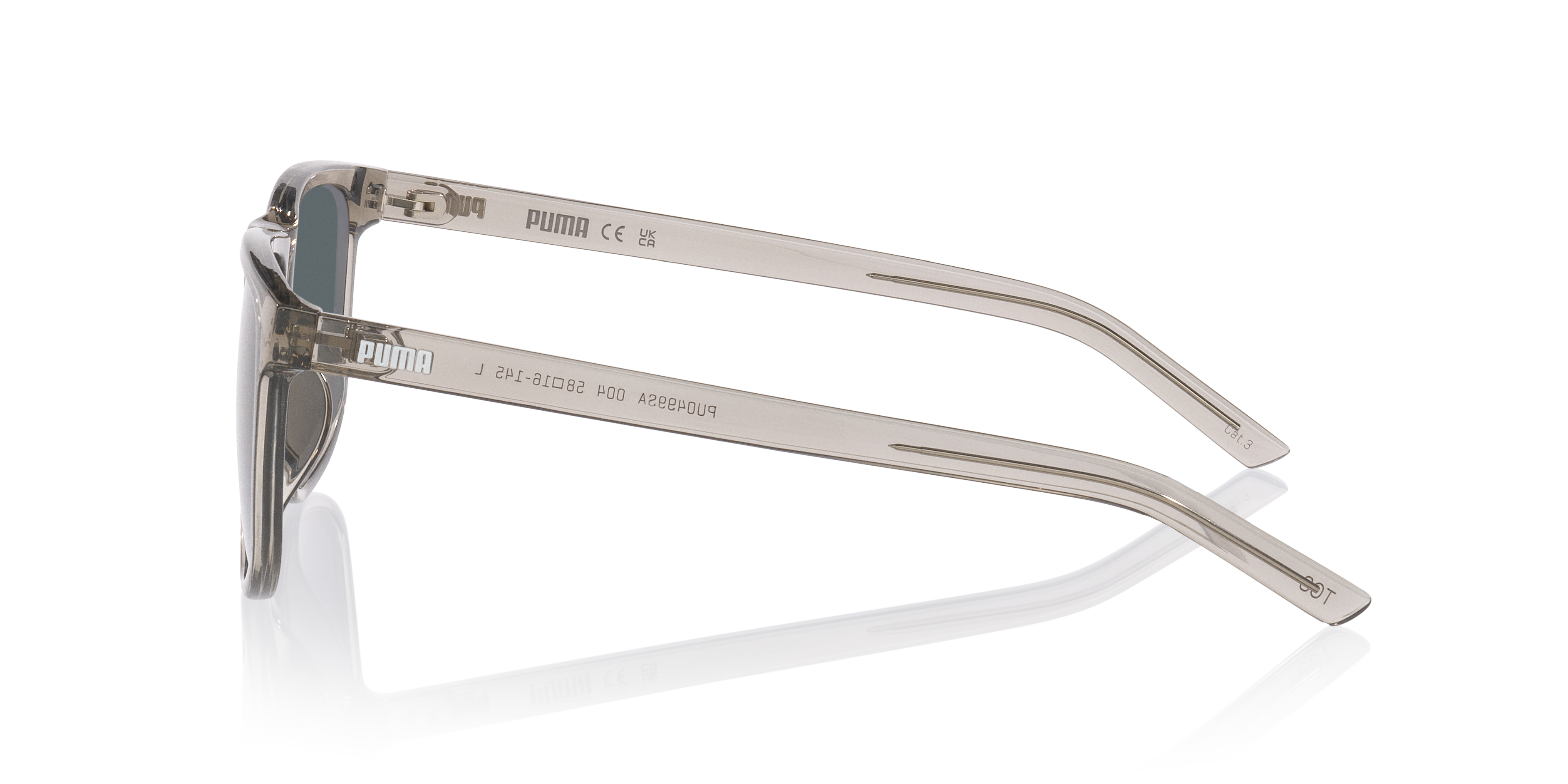 PU0499SA Grijs KunststofSunglass Frames van B24, Zijaanzicht