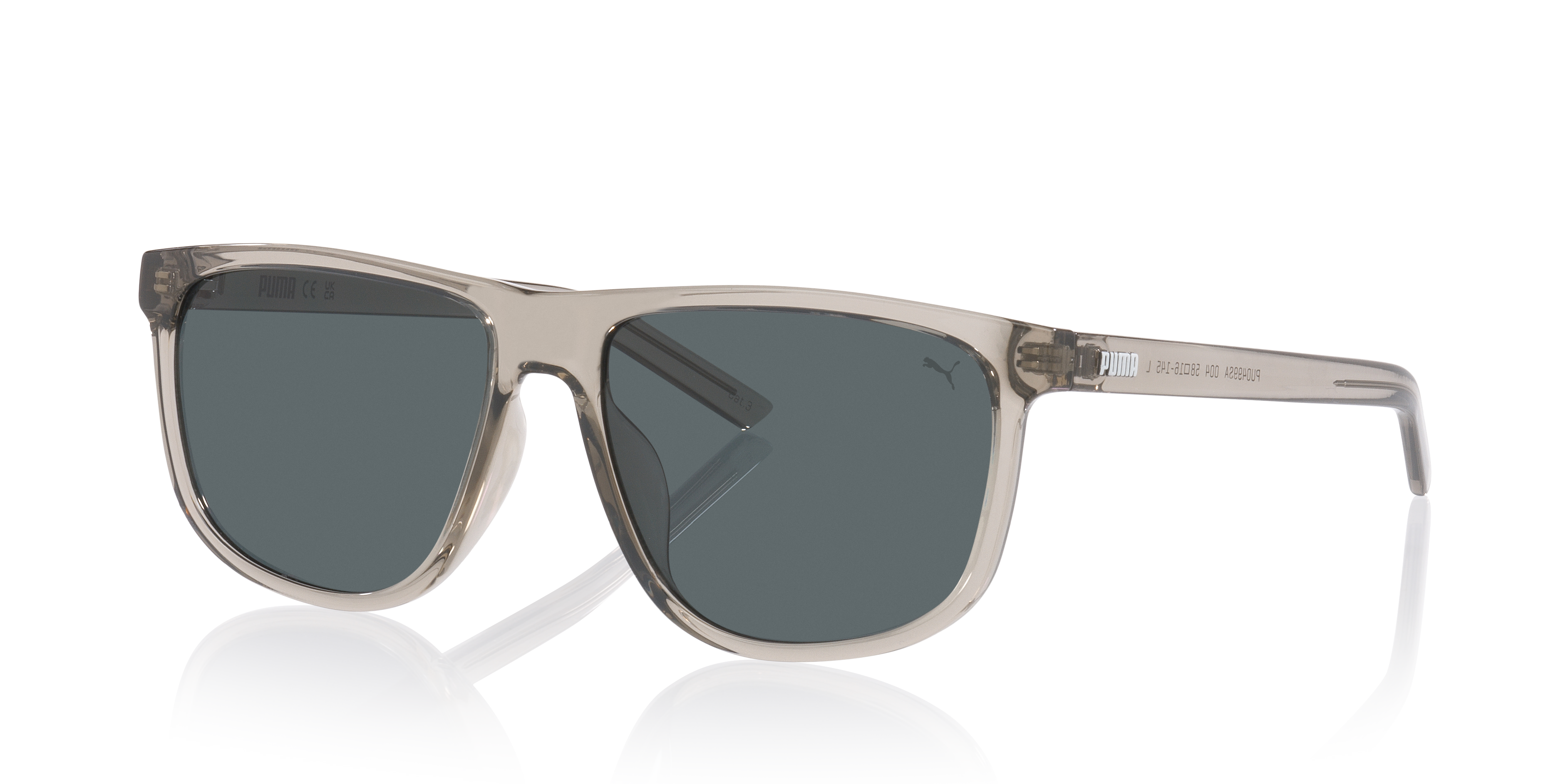 PU0499SA Grijs KunststofSunglass Frames van B24, Hoekweergave