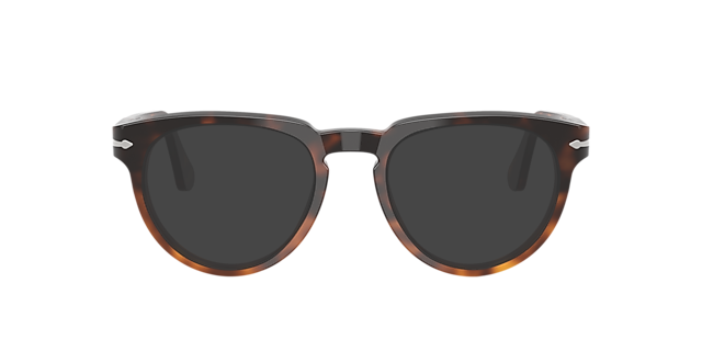 PO3377V Tortoise Dark Brown AcetaatEyeglass Frames van B24, met getinte lenzen