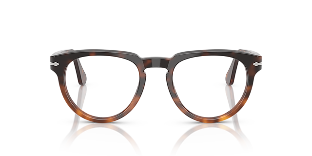 PO3377V Tortoise Dark Brown AcetaatEyeglass Frames van B24, Vooraanzicht