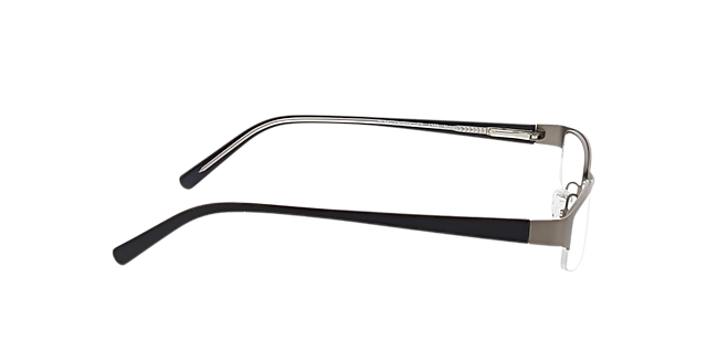 Norwich Antraciet  &  bruin MetaalEyeglass Frames van B24, Zijaanzicht