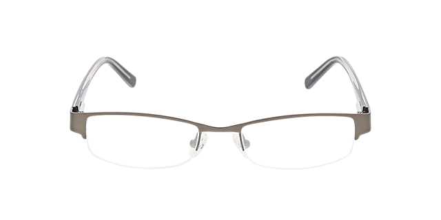 Norwich Antraciet  &  bruin MetaalEyeglass Frames van B24, Vooraanzicht