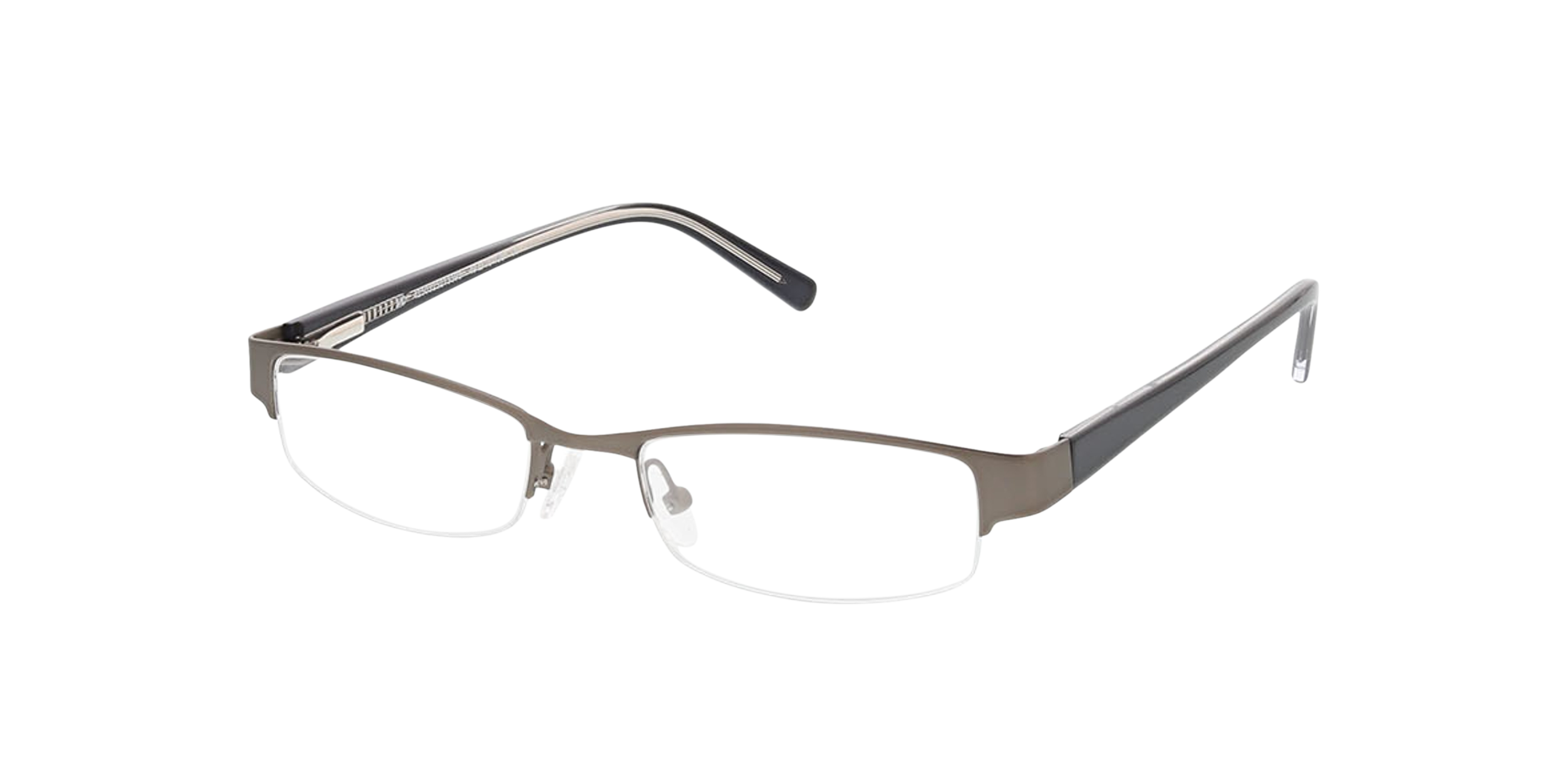 Norwich Anthracite  &  Brown MetallEyeglass Frames von B24, Dreiviertelansicht