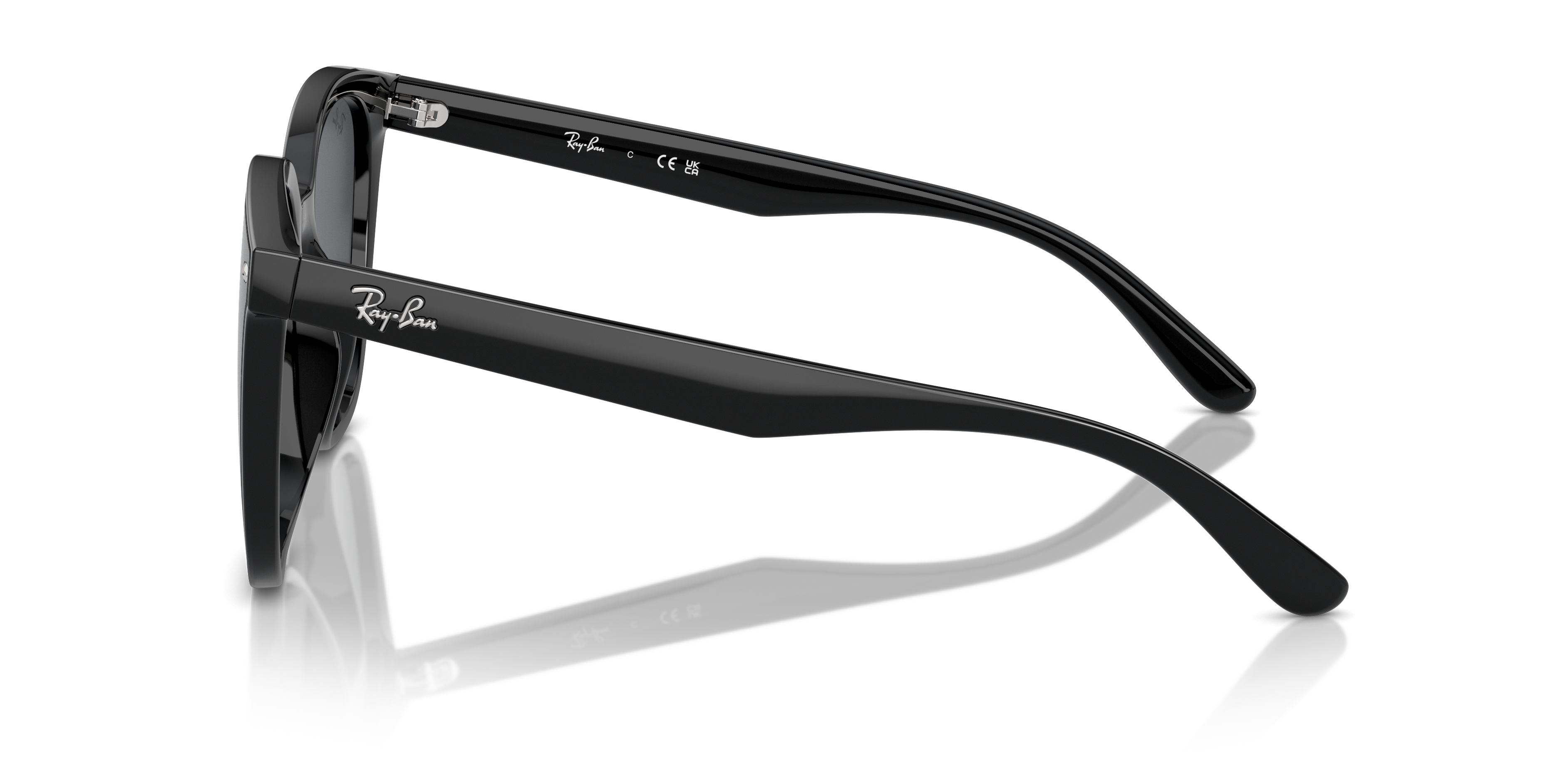 RB4423D Schwarz KunststoffSunglass Frames von B24, Seitenansicht