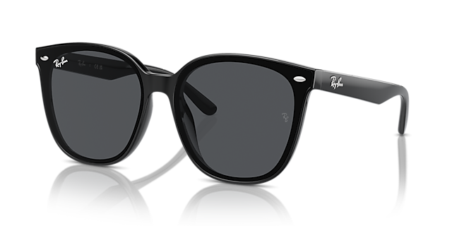 RB4423D Zwart KunststofSunglass Frames van B24, Hoekweergave