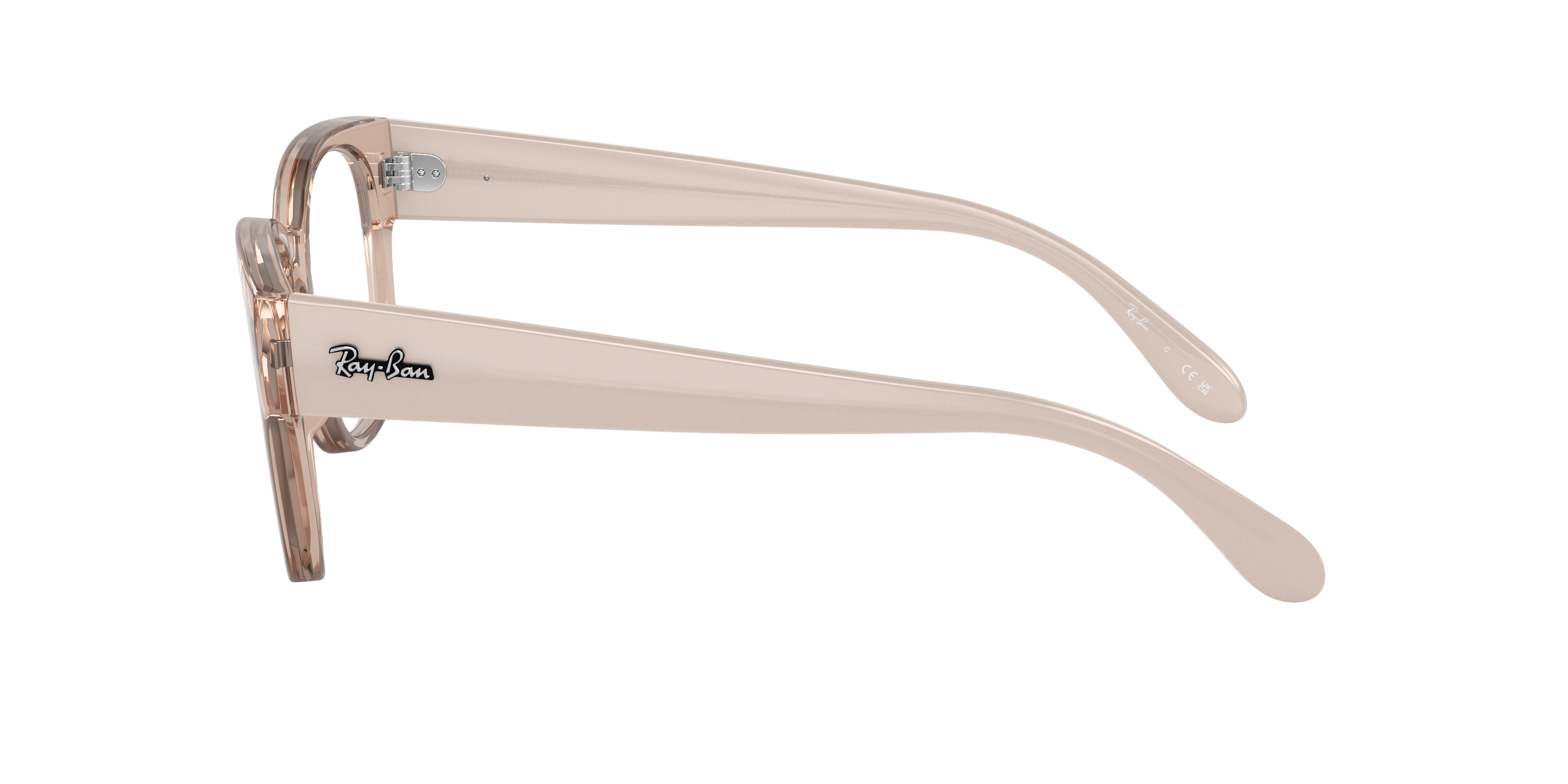 RB7210 Albast KunststofEyeglass Frames van B24, Zijaanzicht