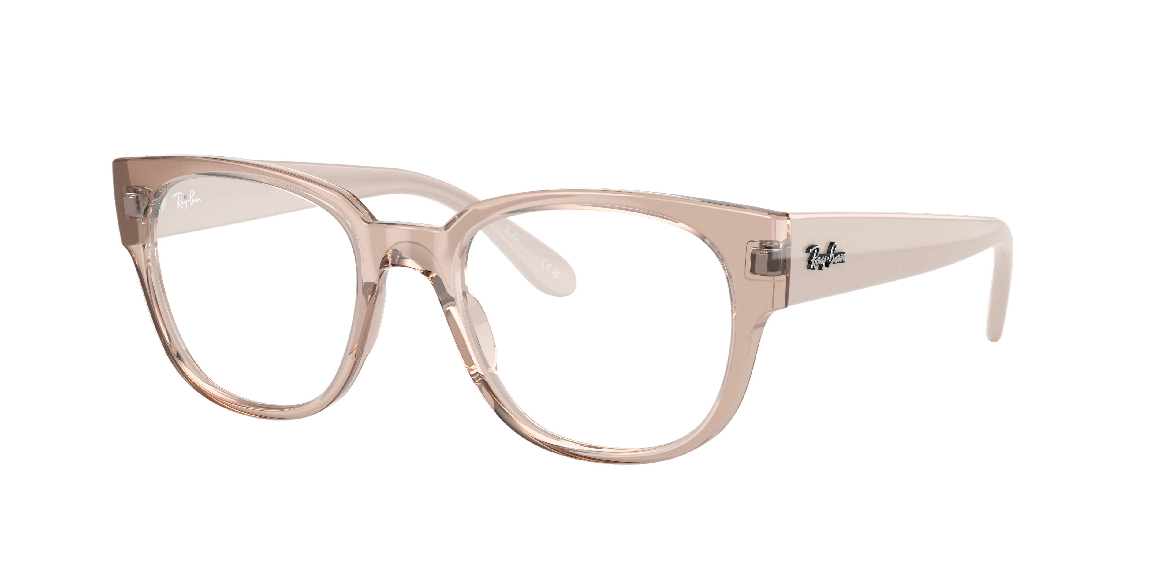 RB7210 Albast KunststofEyeglass Frames van B24, Hoekweergave