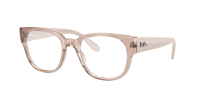 RB7210 Alabaster KunststoffEyeglass Frames von B24, Dreiviertelansicht