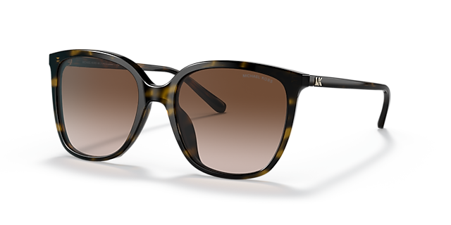 MK2137U Donker tortoise AcetaatSunglass Frames van B24, Hoekweergave