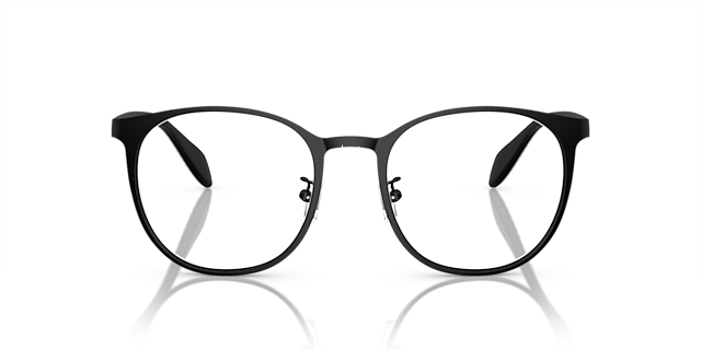 EA1148 Matt Schwarz MetallEyeglass Frames von B24, Vorderansicht