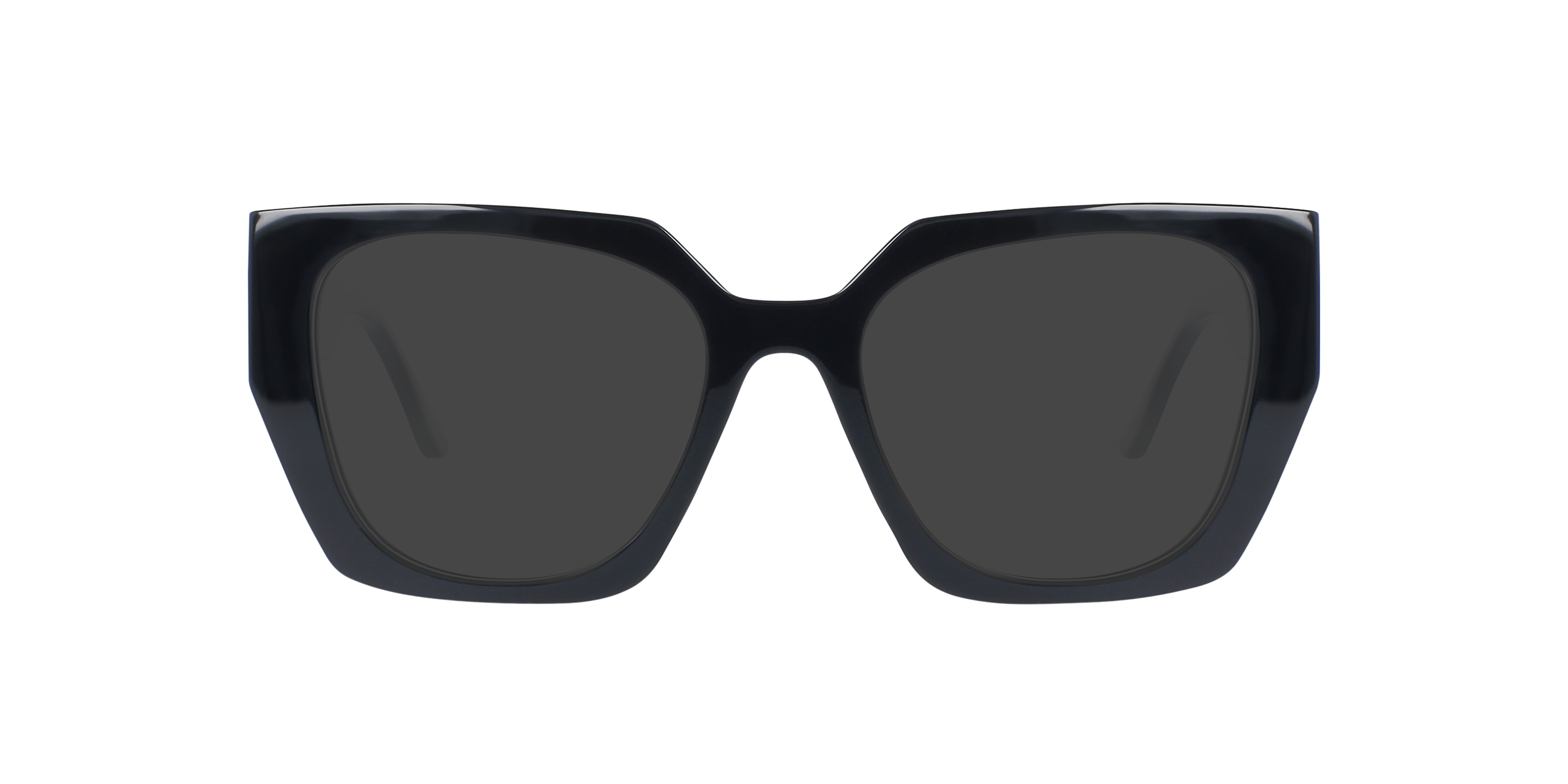 Regina Jet Black AcetatEyeglass Frames von B24, mit getönten Gläsern