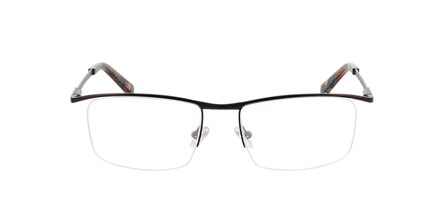 Derry Brown  &  Blue  &  Havana Blue MetallEyeglass Frames von B24, Vorderansicht