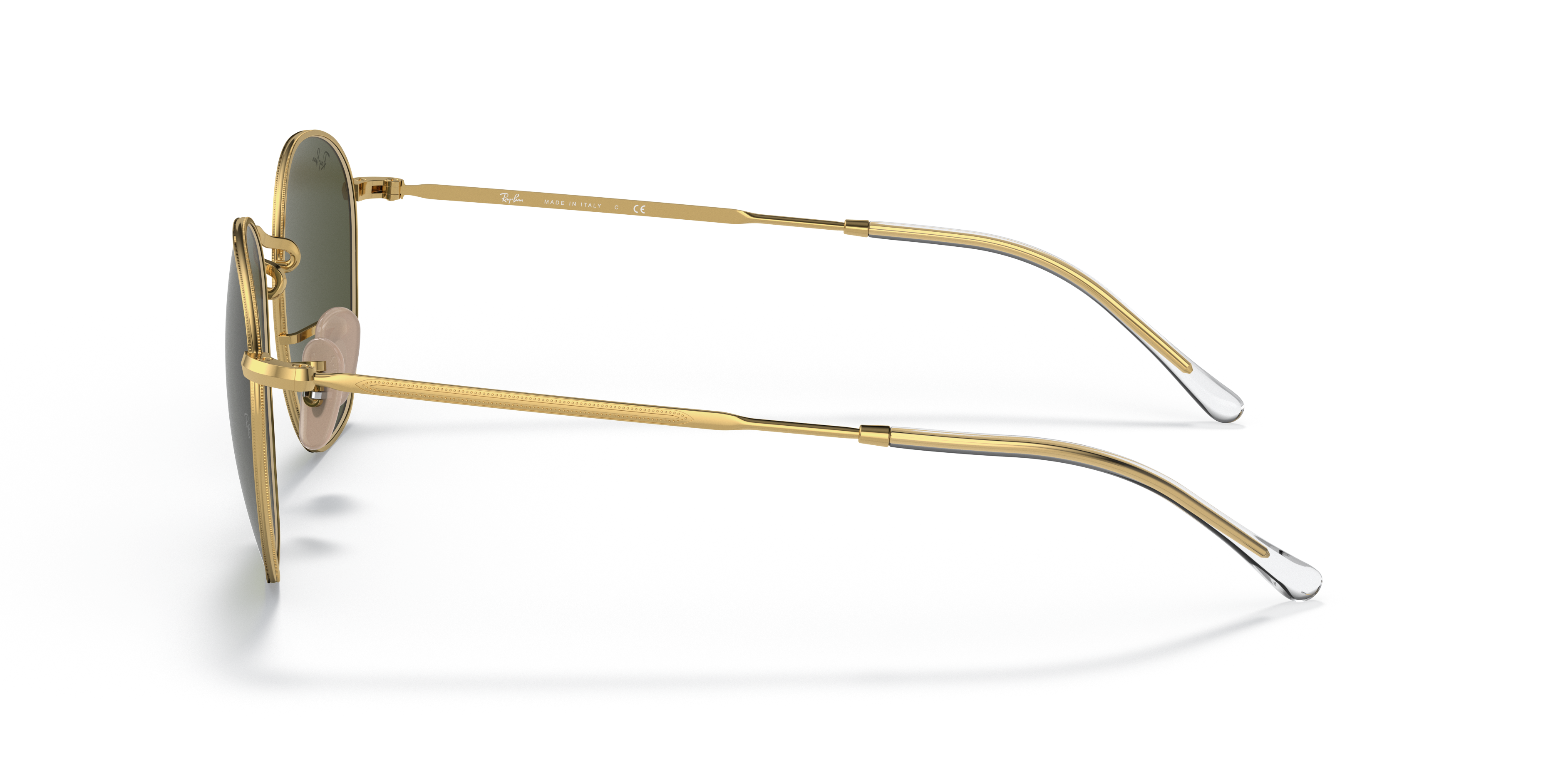 RB3772 Arista Gold MetallSunglass Frames von B24, Seitenansicht