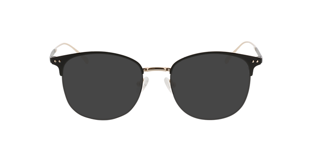 Hampton Zwart & goud MetaalEyeglass Frames van B24, met getinte lenzen