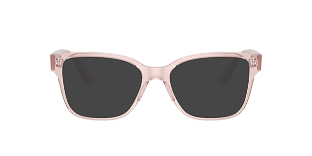 VO5452 Pink transparent KunststoffEyeglass Frames von B24, mit getönten Gläsern