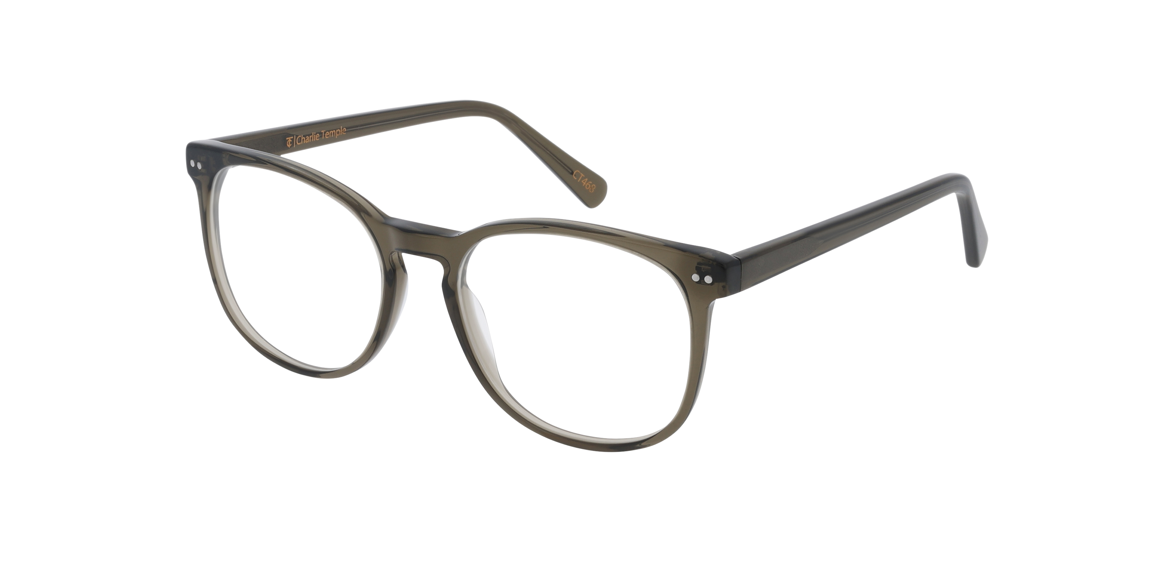 BARRON Crystal Safari AcetaatEyeglass Frames van B24, Hoekweergave