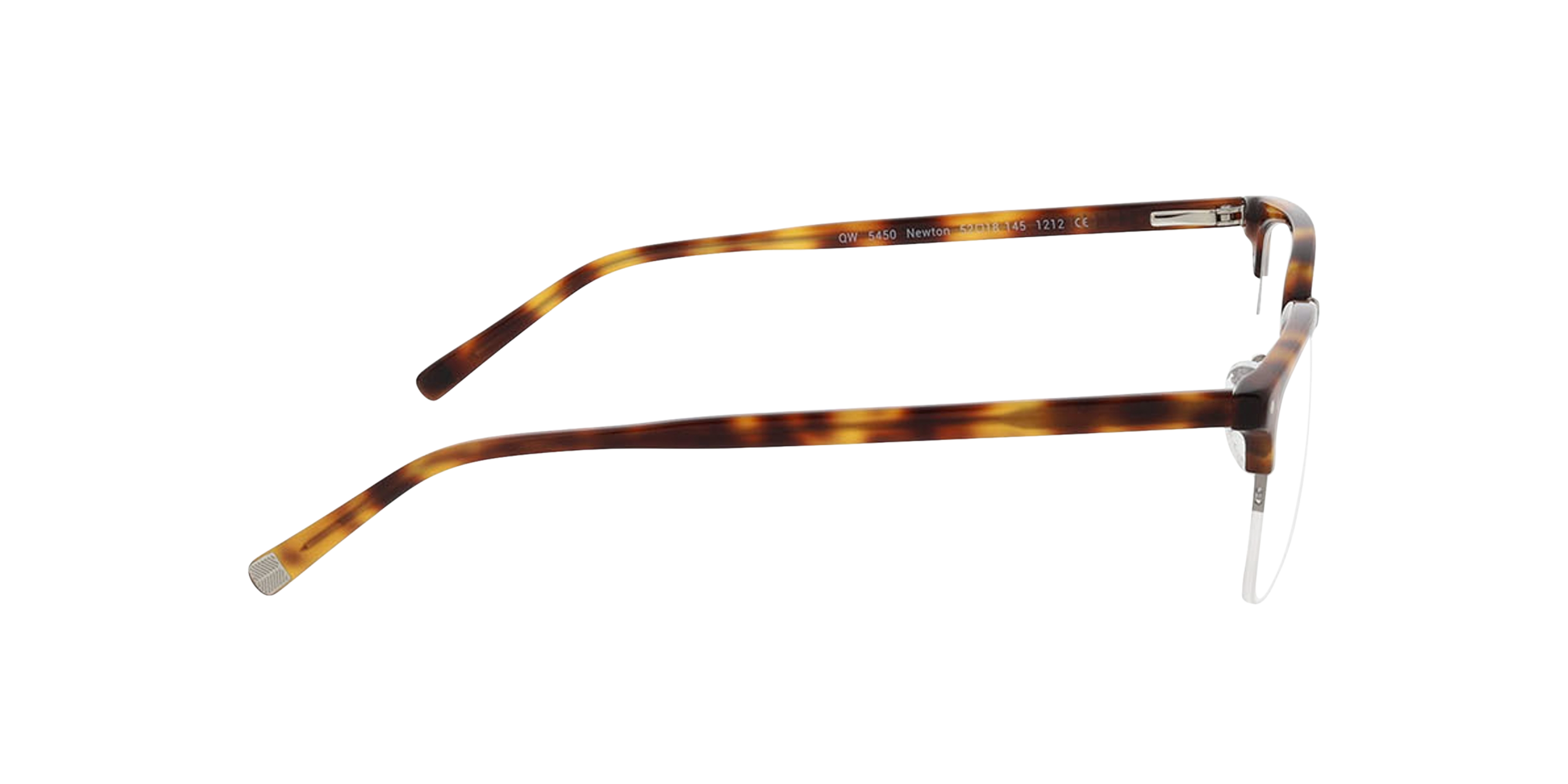 Newton Havana MetallEyeglass Frames von B24, Seitenansicht