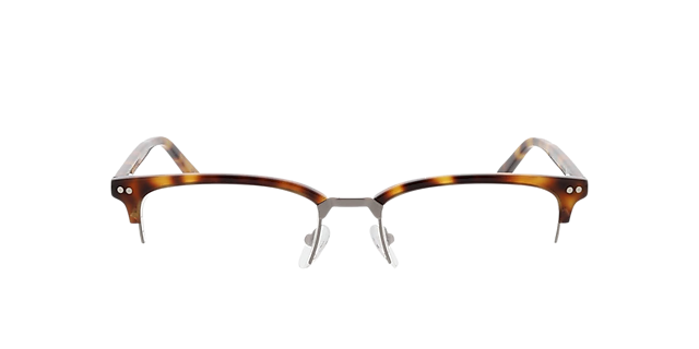 Newton Havana MetallEyeglass Frames von B24, Vorderansicht