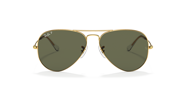 RB3025 Arista goud MetaalSunglass Frames van B24, Vooraanzicht