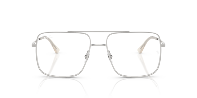 RB3758V Zilver MetaalEyeglass Frames van B24, Vooraanzicht