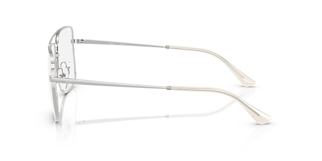 RB3758V Zilver MetaalEyeglass Frames van B24, Zijaanzicht