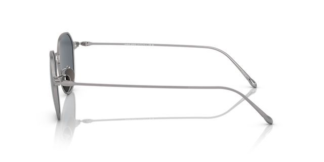 AR6138T Mat Staalgrijs TitaanSunglass Frames van B24, Zijaanzicht