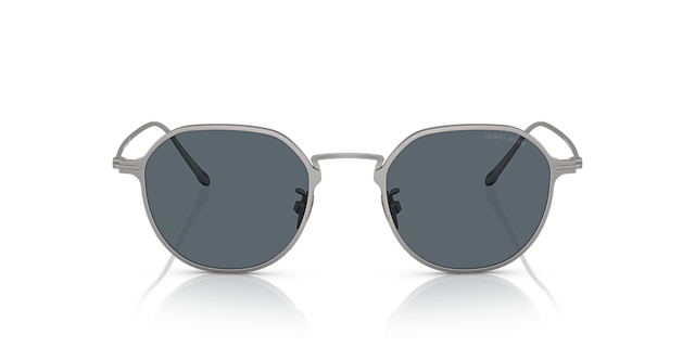 AR6138T Mat Staalgrijs TitaanSunglass Frames van B24, Vooraanzicht