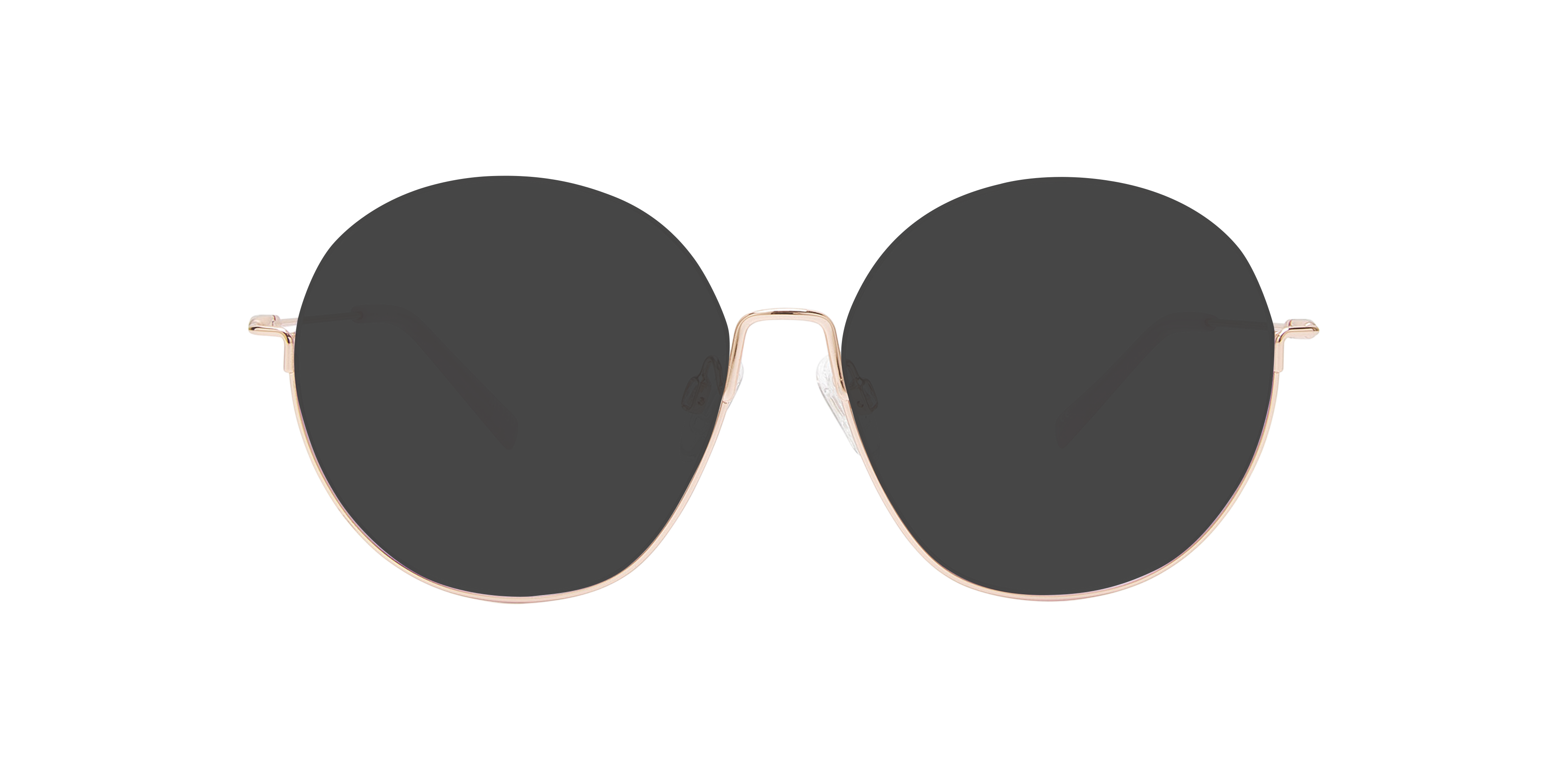 Orianna Rose Gold Metal MetaalEyeglass Frames van B24, met getinte lenzen