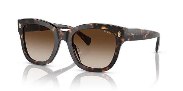 RA5301U Glänzendes Dunkelhavana AcetatSunglass Frames von B24, Dreiviertelansicht
