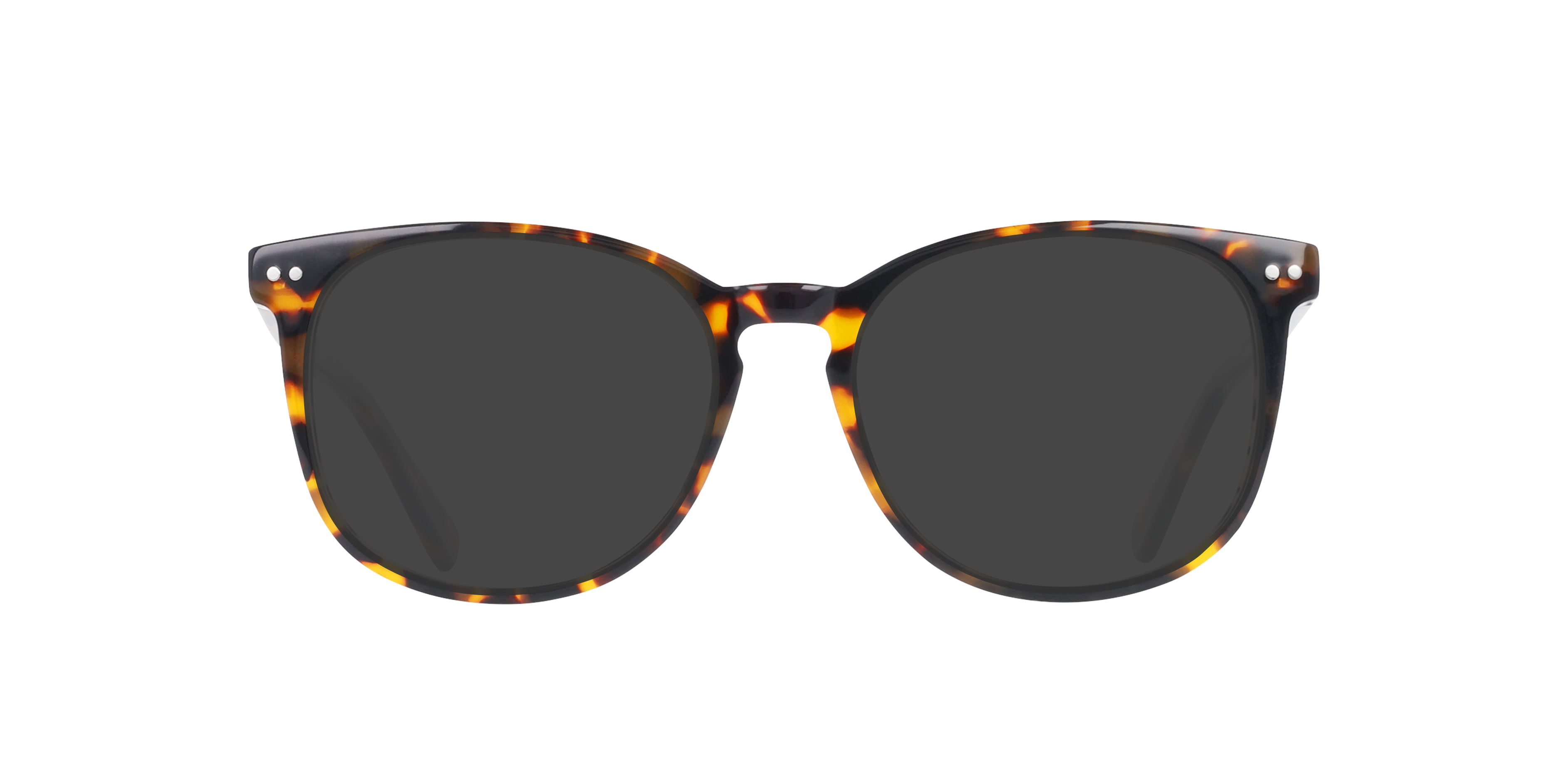 BARRON Brown Marzipan Tortoise AcetaatEyeglass Frames van B24, met getinte lenzen