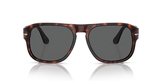 PO3310S Havana AcetaatSunglass Frames van B24, Vooraanzicht