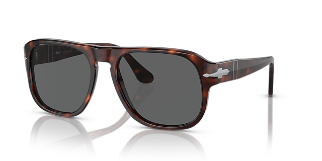 PO3310S Havana AcetaatSunglass Frames van B24, Hoekweergave