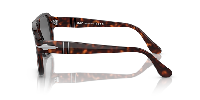 PO3310S Havana AcetaatSunglass Frames van B24, Zijaanzicht