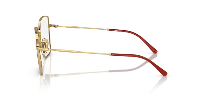 VO4274 Top rood & goud MetaalEyeglass Frames van B24, Zijaanzicht