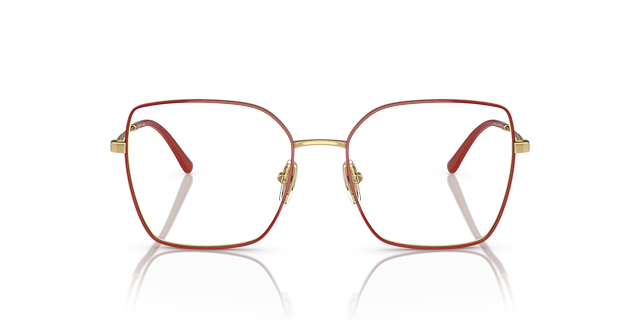 VO4274 Top rood & goud MetaalEyeglass Frames van B24, Vooraanzicht