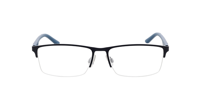 PU0373O Blauw MetaalEyeglass Frames van B24, Vooraanzicht