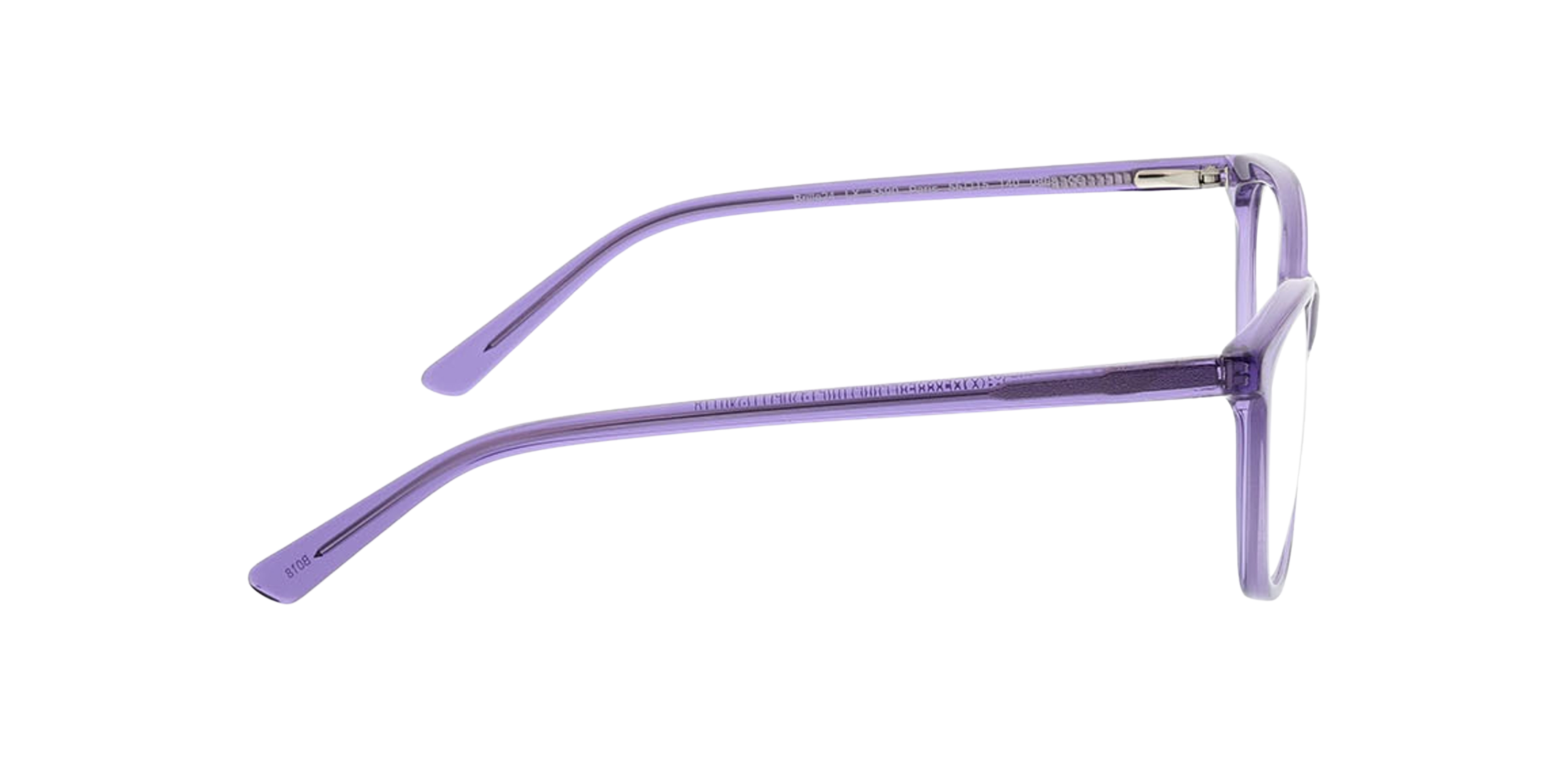 Paris Paars AcetaatEyeglass Frames van B24, Zijaanzicht