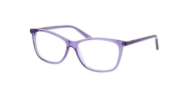 Paris Paars AcetaatEyeglass Frames van B24, Hoekweergave