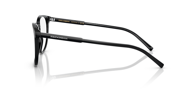 DG3366 Zwart AcetaatEyeglass Frames van B24, Zijaanzicht