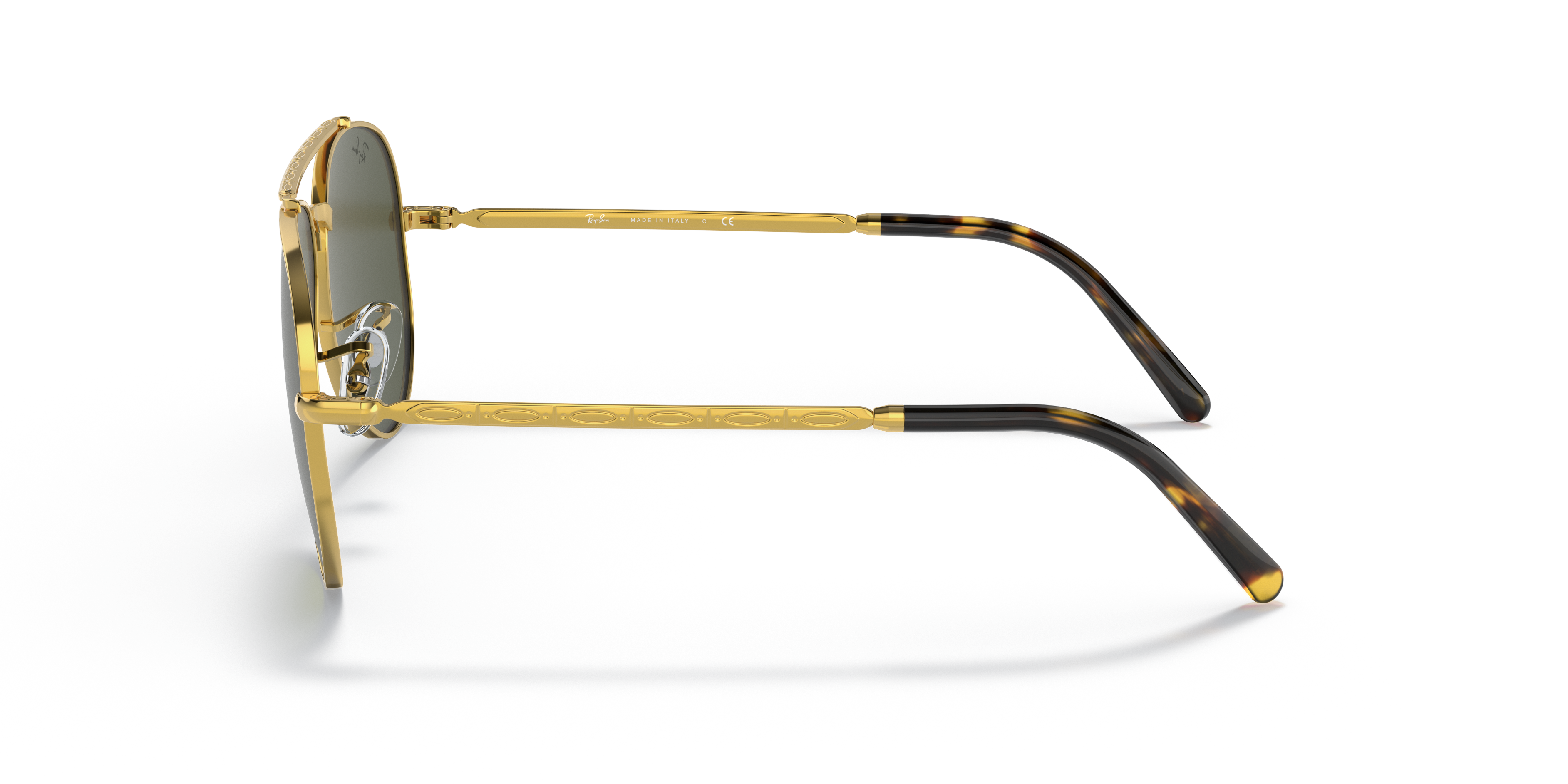 RB3625 Goud MetaalSunglass Frames van B24, Zijaanzicht