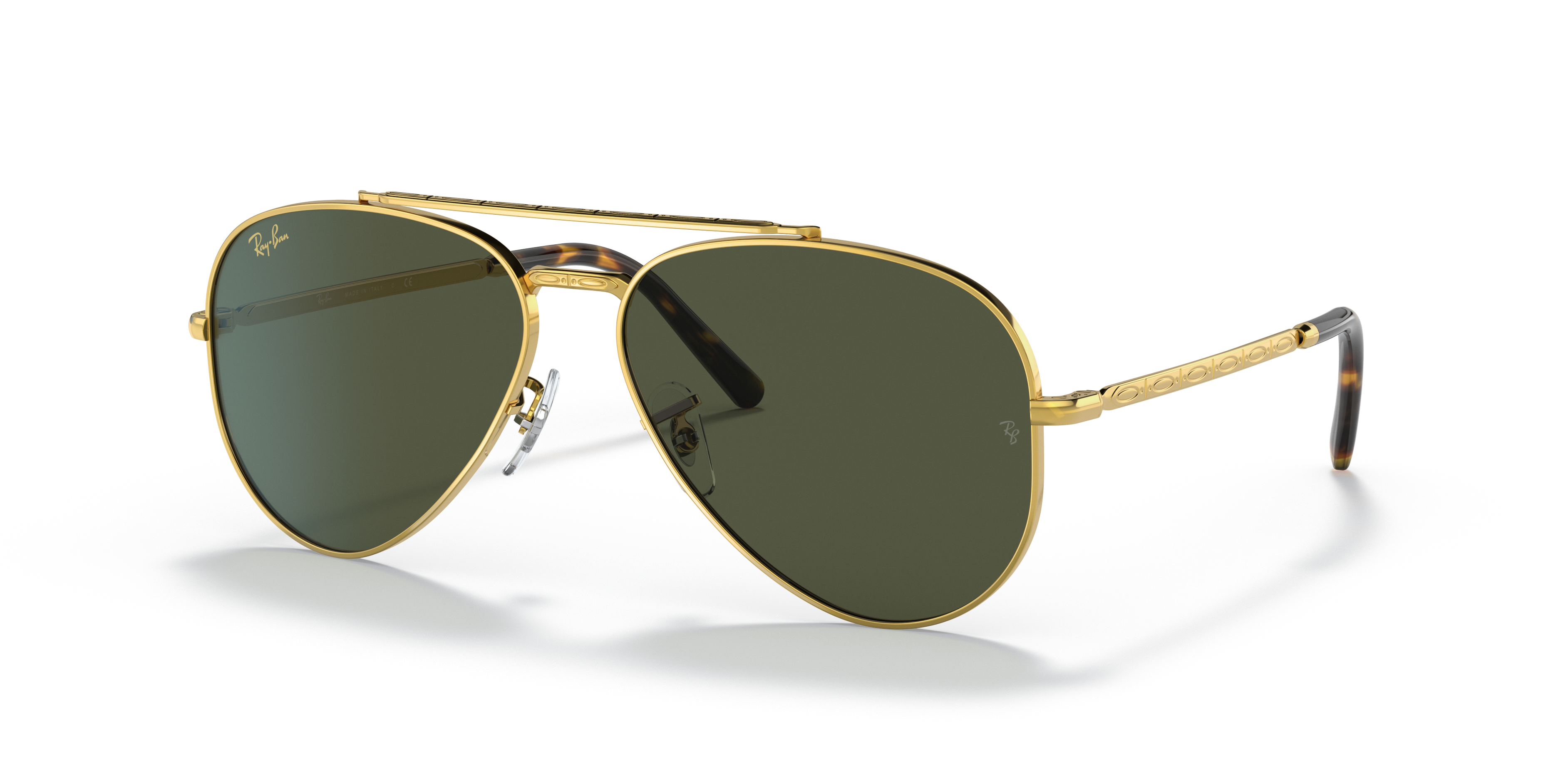 RB3625 Goud MetaalSunglass Frames van B24, Hoekweergave
