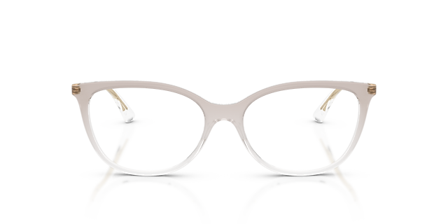 VO5673 Transparent Gradient Brown KunststoffEyeglass Frames von B24, Vorderansicht