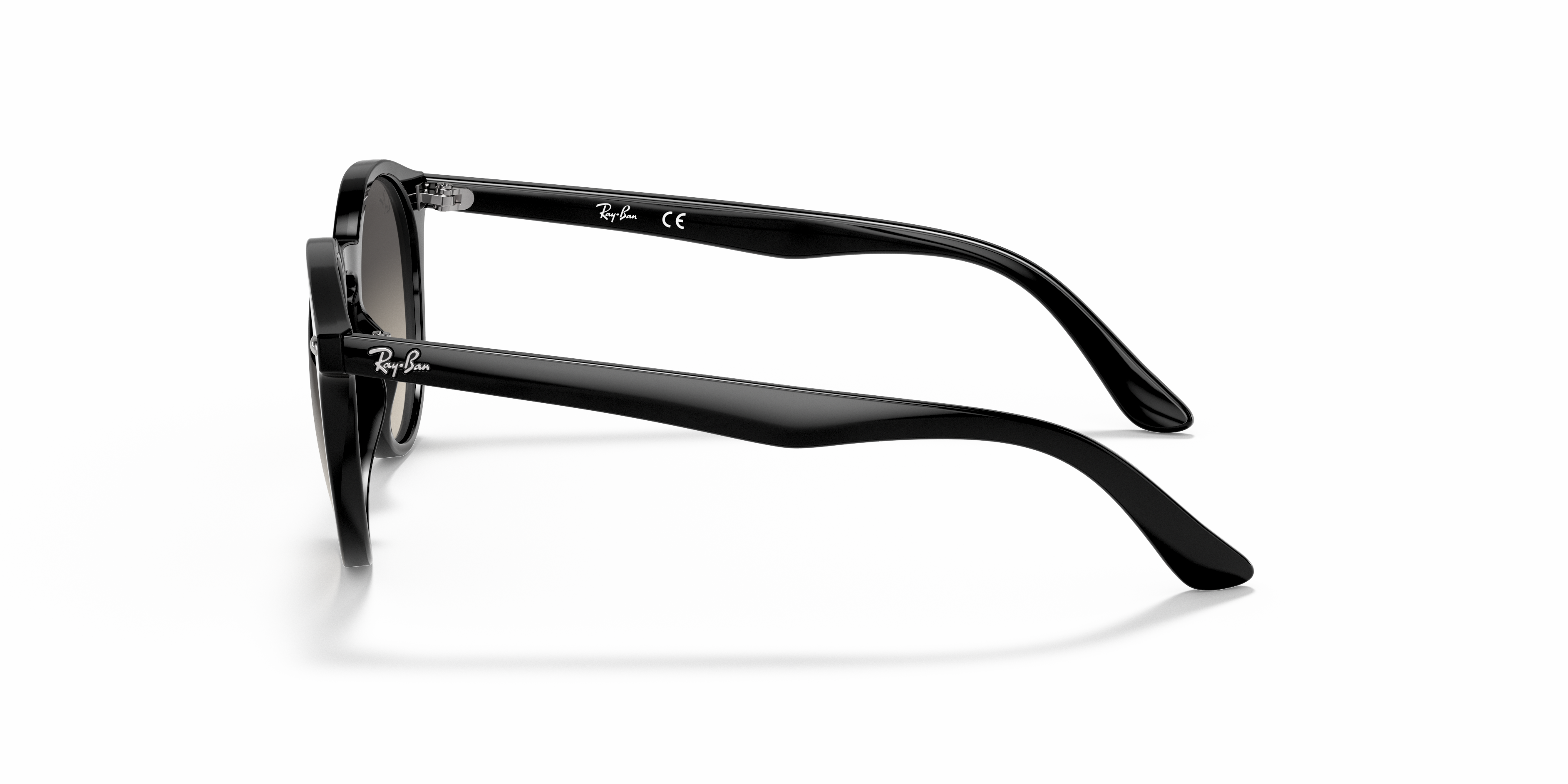 RB9064S Zwart KunststofSunglass Frames van B24, Zijaanzicht