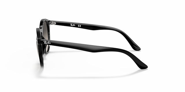 RB9064S Zwart KunststofSunglass Frames van B24, Zijaanzicht