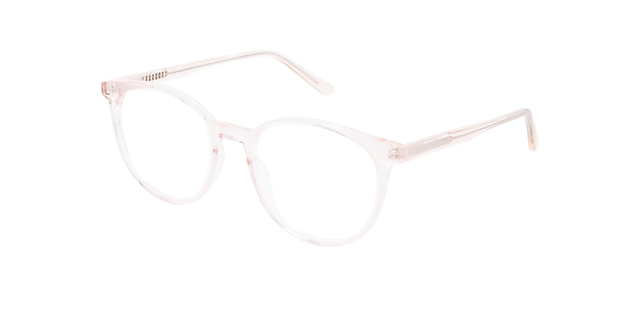 Sofia Sunny Apricot AcetatEyeglass Frames von B24, Dreiviertelansicht