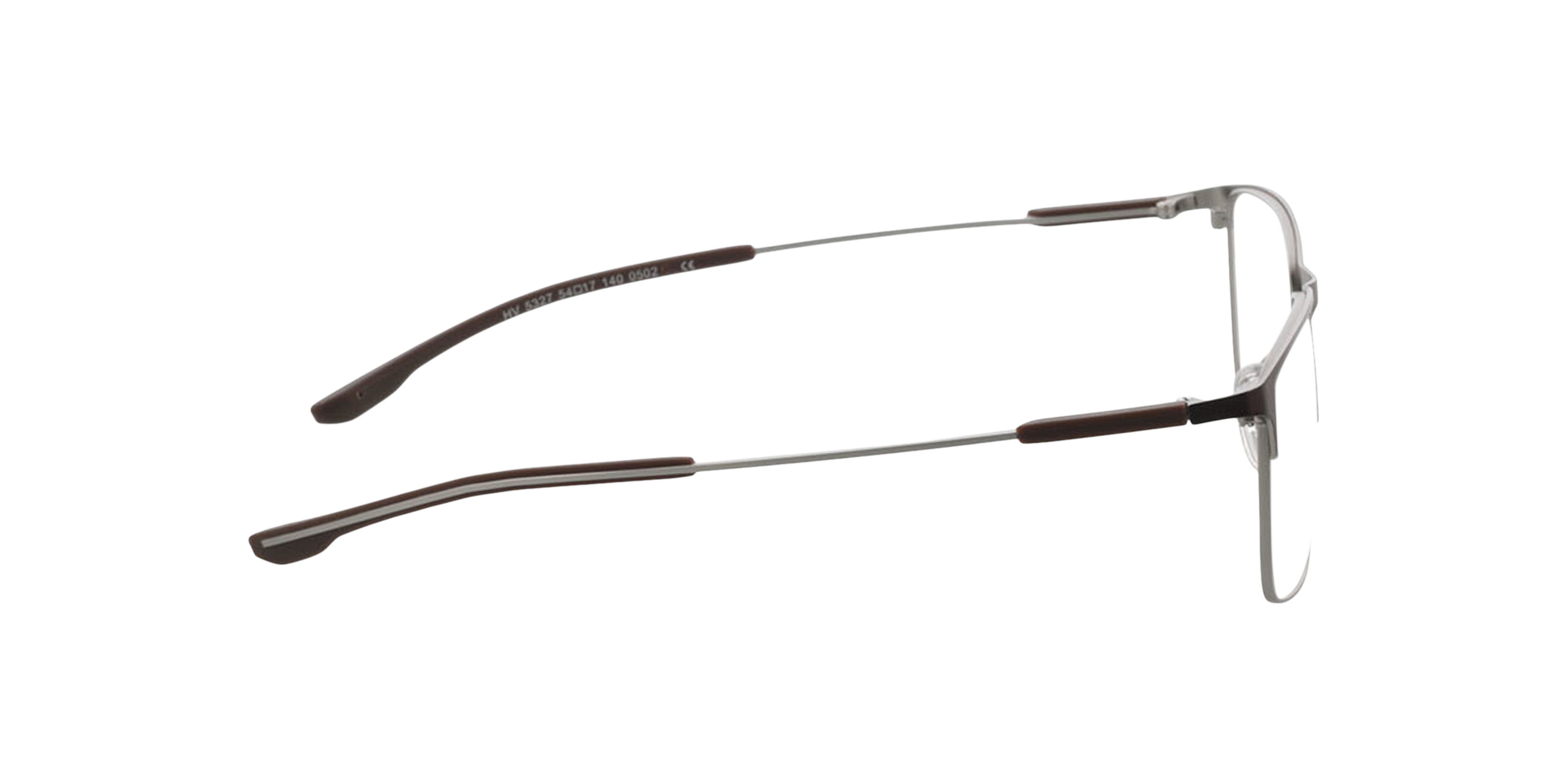 Memphis Matbruin  &  matzilver MetaalEyeglass Frames van B24, Zijaanzicht